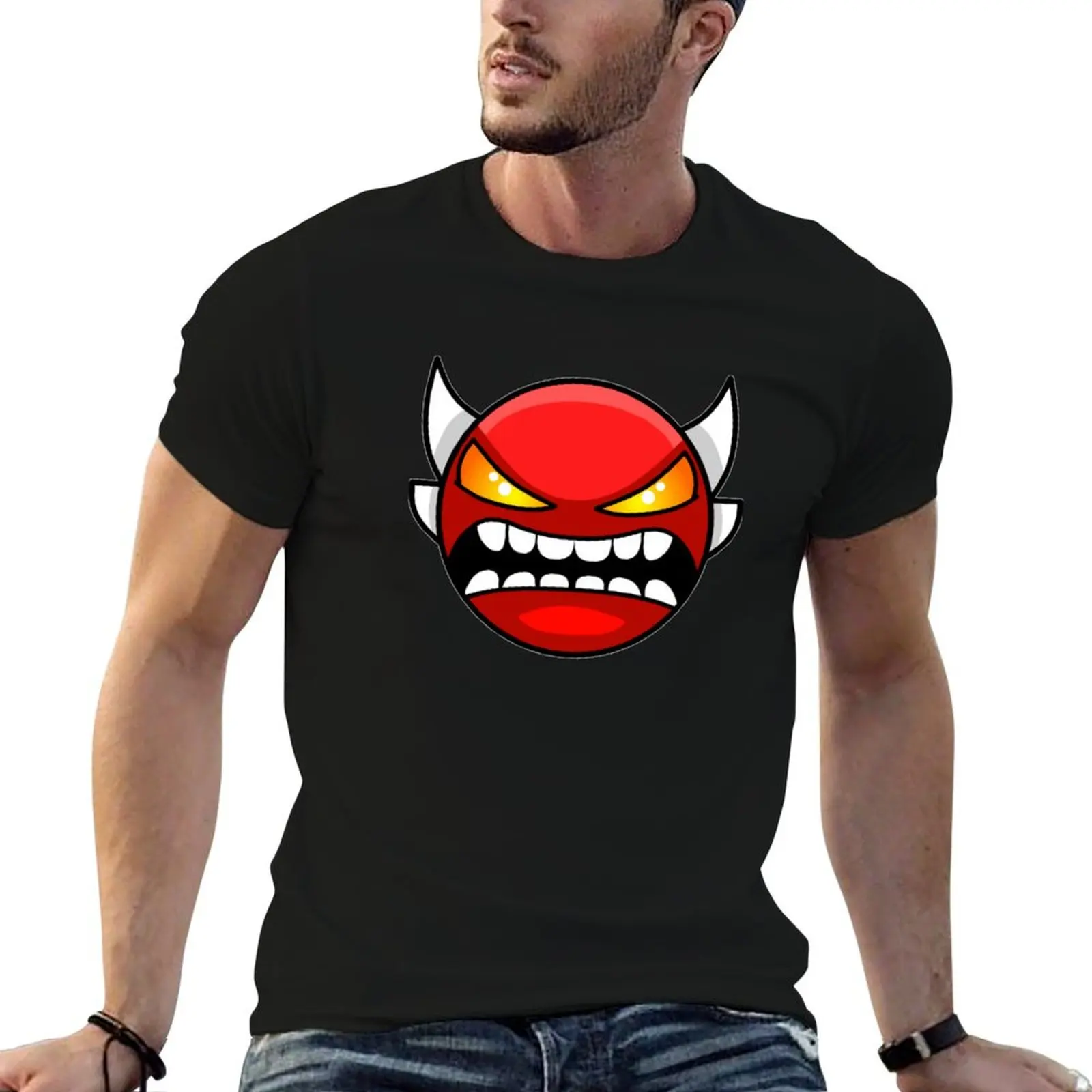 Geometry Dash Insane Demon T-Shirt man graphic t shirt funny t shirts man t shirt personalised T-shirt
Geometry Dash Insane Demon T-Shirt man graphic t shirt funny t shirts man t shirt personalised T-shirt