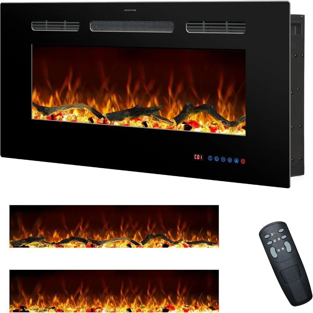 Electric Fireplace Inserts, Recessed and Wall Mounted Fireplace Heater for Indoor Use with Remote Control, 13 Color Fl
Electric Fireplace Inserts, Recessed and Wall Mounted Fireplace Heater for Indoor Use with Remote Control, 13 Color Fl