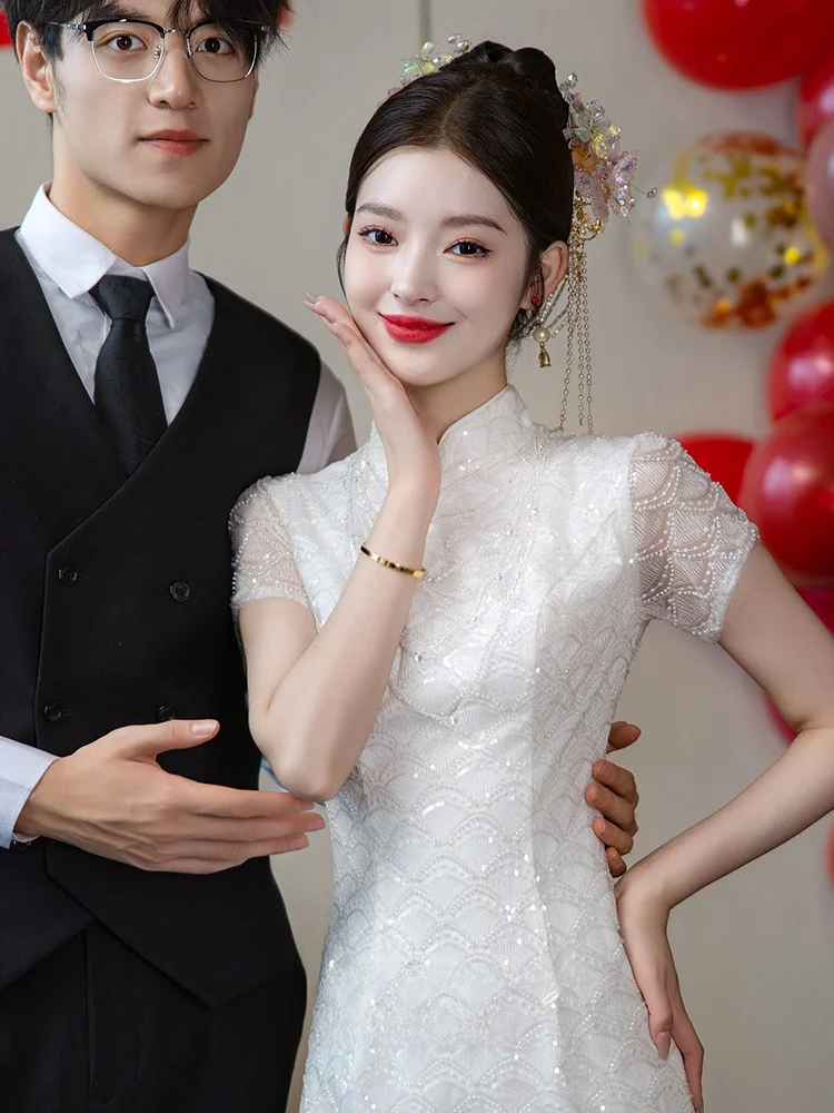 iny Evening Gown Women's 2025 New Chinese Sle Engagement Dr Can Be Worn on Daily Ocns Slim Fit
iny Evening Gown Women's 2025 New Chinese Sle Engagement Dr Can Be Worn on Daily Ocns Slim Fit