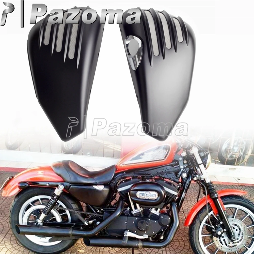 Matte Black Grille Vent Motorcycle Side Battery Fairing Cover For Harley Sportster XL 1200 883 XL1200 XL883 Iron Low 2004-2013
Matte Black Grille Vent Motorcycle Side Battery Fairing Cover For Harley Sportster XL 1200 883 XL1200 XL883 Iron Low 2004-2013
