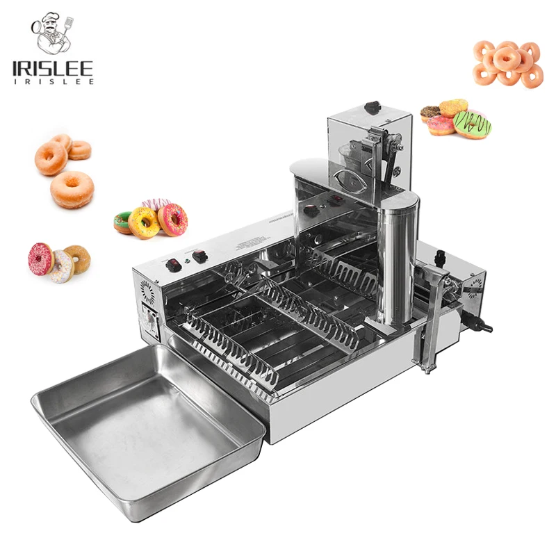 Electric Automatic Doughnut Frying Machine Mini Donut Fryer Stainless Steel
Electric Automatic Doughnut Frying Machine Mini Donut Fryer Stainless Steel
