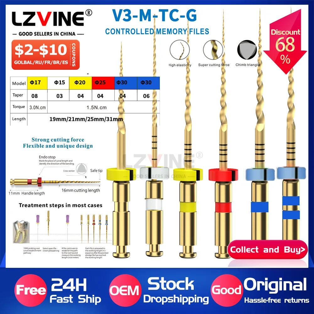 31MM Dental Files Flexible Golden Endodontic Heat Activation Engine Use Dentist Absorbent Paper Points K /H/Reamer/SSt SSP File
31MM Dental Files Flexible Golden Endodontic Heat Activation Engine Use Dentist Absorbent Paper Points K /H/Reamer/SSt SSP File