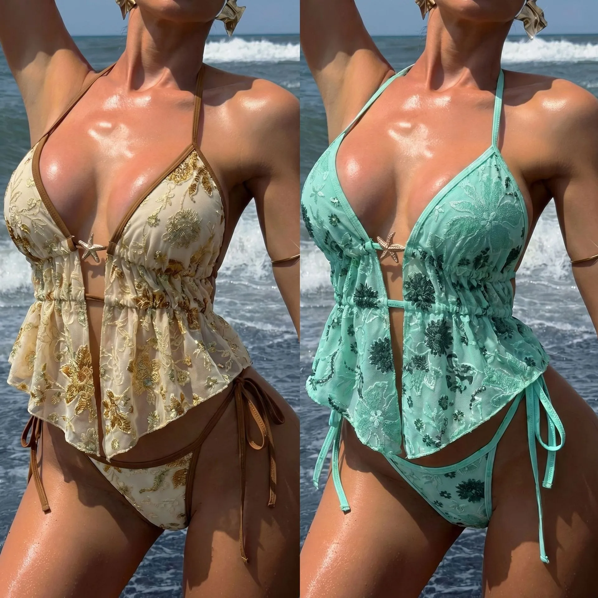 Sexy Bikini Lingerie For Woman Sleeveless Bikinis Hot Lingerie Underwear Set Two Piece Swimsuit Women's Lingerie Swim Bikini
Sexy Bikini Lingerie For Woman Sleeveless Bikinis Hot Lingerie Underwear Set Two Piece Swimsuit Women's Lingerie Swim Bikini