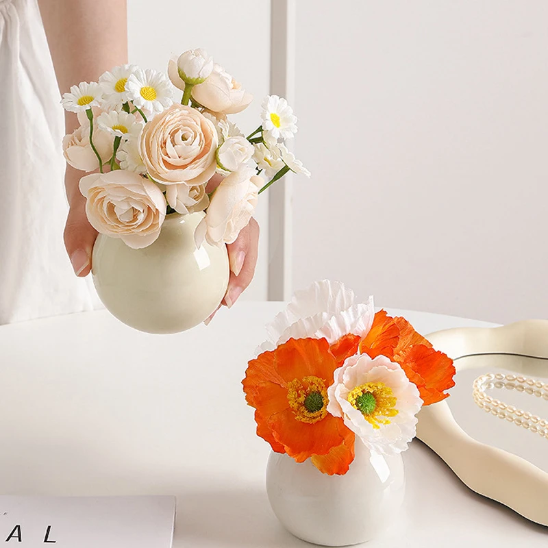 Ceramic Vase Cute Small Floral Vases For Flower Room Home Decorations Dining Table Decoration Accessories Decorative Vases
Ceramic Vase Cute Small Floral Vases For Flower Room Home Decorations Dining Table Decoration Accessories Decorative Vases