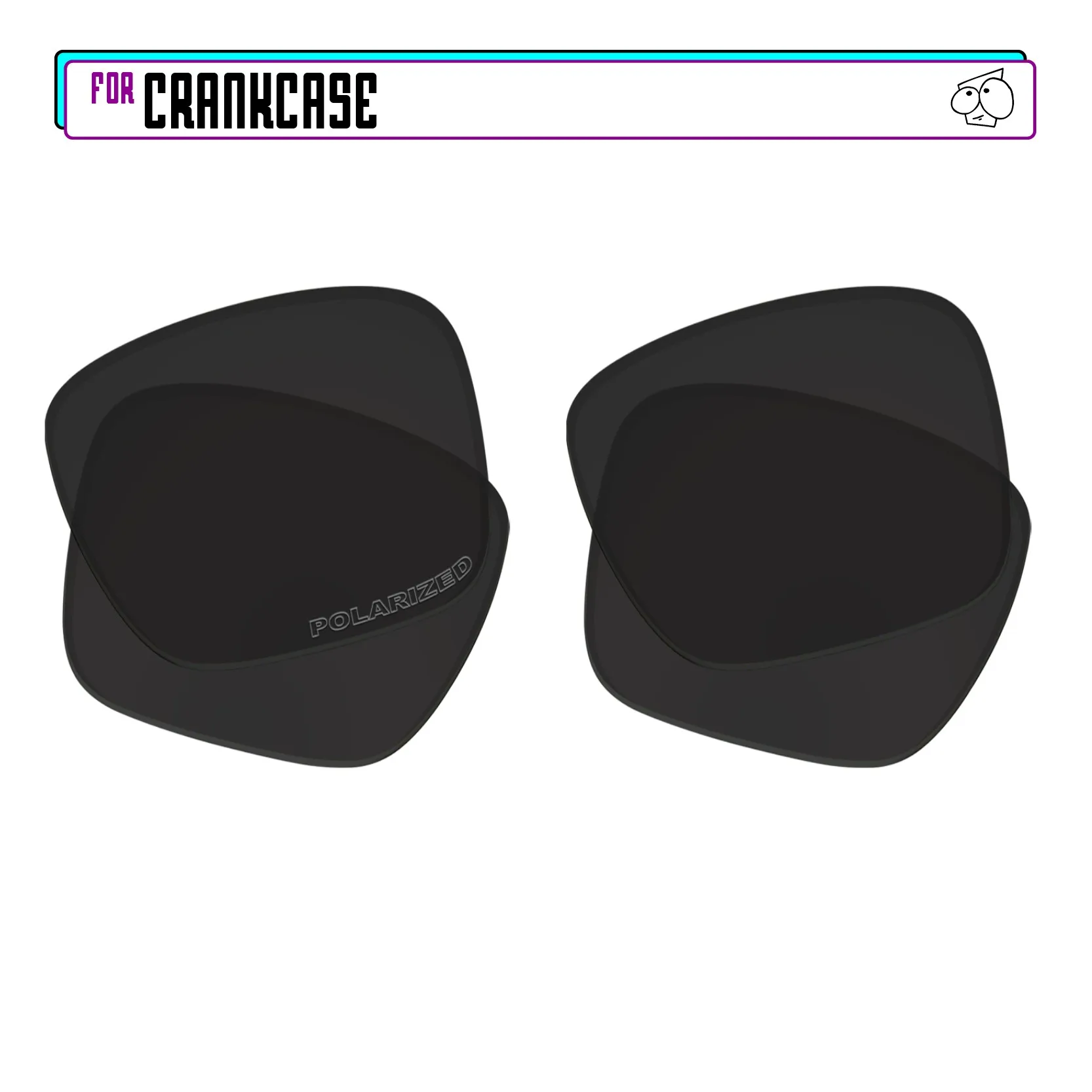 SunglassDoctor Polarized Replacement Lenses for Oakley Crankcase OO9165 56mm Sunglasses - Multiple Options
SunglassDoctor Polarized Replacement Lenses for Oakley Crankcase OO9165 56mm Sunglasses - Multiple Options
