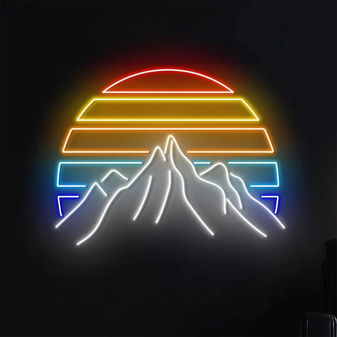 Mountain Sunset Neon Sign Sunrise Mountain Rainbow Nature Landscape Art Neon Wall Decor Bar Home Office Art Decor
Mountain Sunset Neon Sign Sunrise Mountain Rainbow Nature Landscape Art Neon Wall Decor Bar Home Office Art Decor