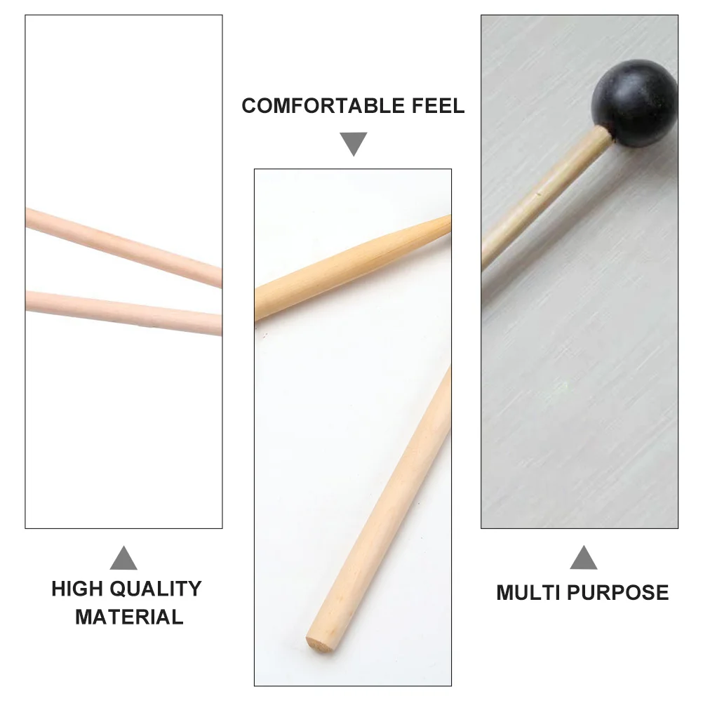 2 Pcs Wooden Ethereal Drumsticks Instruments Accessories Mallets Aldult Beater Percussion Xylophone Rubber
2 Pcs Wooden Ethereal Drumsticks Instruments Accessories Mallets Aldult Beater Percussion Xylophone Rubber