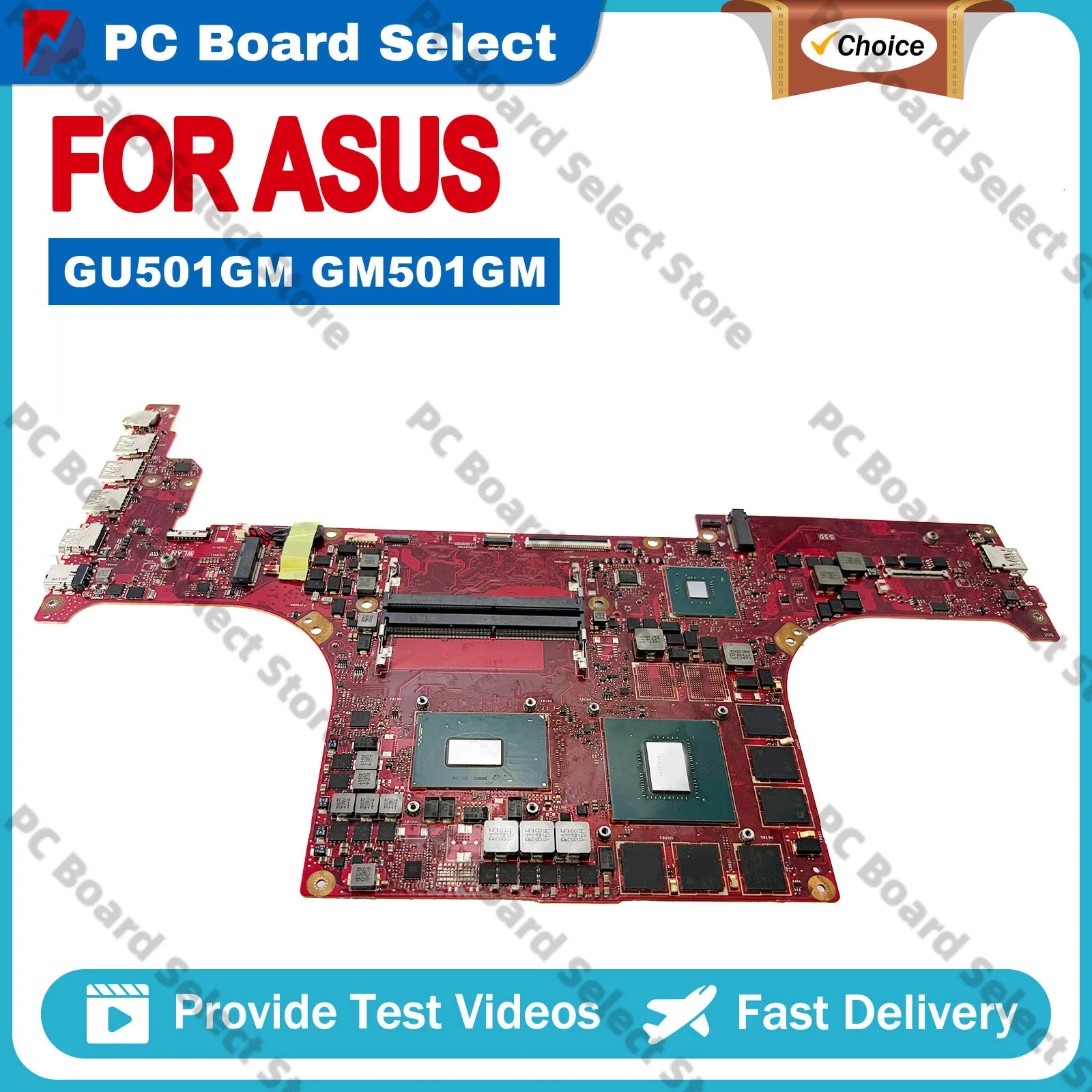 GU501G GU501GM Laptop Motherboard For ASUS MW501G GU501GS GU501GZ GU501GM S5AM GU501GX S5AS GU501GV Mainboard With I5 I7 I9 CPU
GU501G GU501GM Laptop Motherboard For ASUS MW501G GU501GS GU501GZ GU501GM S5AM GU501GX S5AS GU501GV Mainboard With I5 I7 I9 CPU