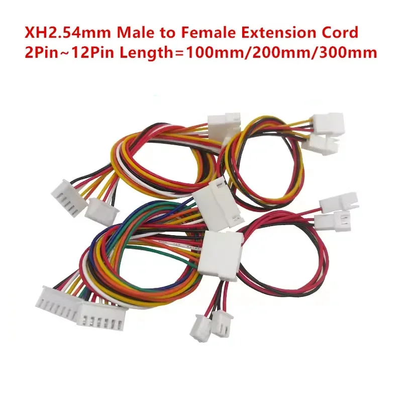 JST XH2.54mm Extension Wire Cable Connector 2P/3P/4P/5P/6P/7/8/9/10/11/12Pin Male to Female Socket Terminal 10CM/20CM/30CM 26AWG
JST XH2.54mm Extension Wire Cable Connector 2P/3P/4P/5P/6P/7/8/9/10/11/12Pin Male to Female Socket Terminal 10CM/20CM/30CM 26AWG
