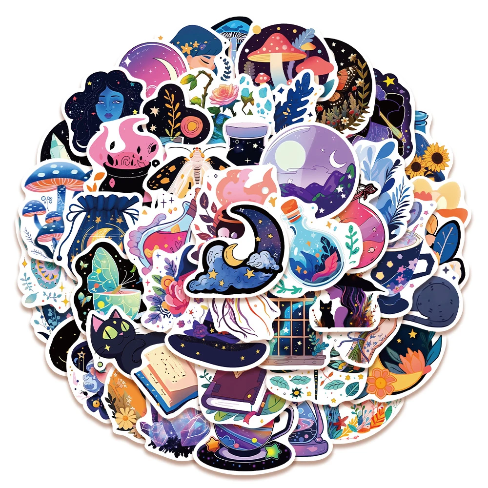10/30/50pcs Cartoon Gothic Magic Art Aesthetic Stickers Decals Kids Toys Laptop Guitar Suitcase Phone Diary Decoration Sticker
10/30/50pcs Cartoon Gothic Magic Art Aesthetic Stickers Decals Kids Toys Laptop Guitar Suitcase Phone Diary Decoration Sticker