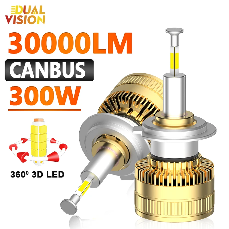 360 H7 H11 Led Headlights CANBUS H1 9005 HB3 9006 HB4 9012 Hir2 Super Bright 4-sides CSP Led 6000K Auto Lamp Fog Lights 2PCS
360 H7 H11 Led Headlights CANBUS H1 9005 HB3 9006 HB4 9012 Hir2 Super Bright 4-sides CSP Led 6000K Auto Lamp Fog Lights 2PCS