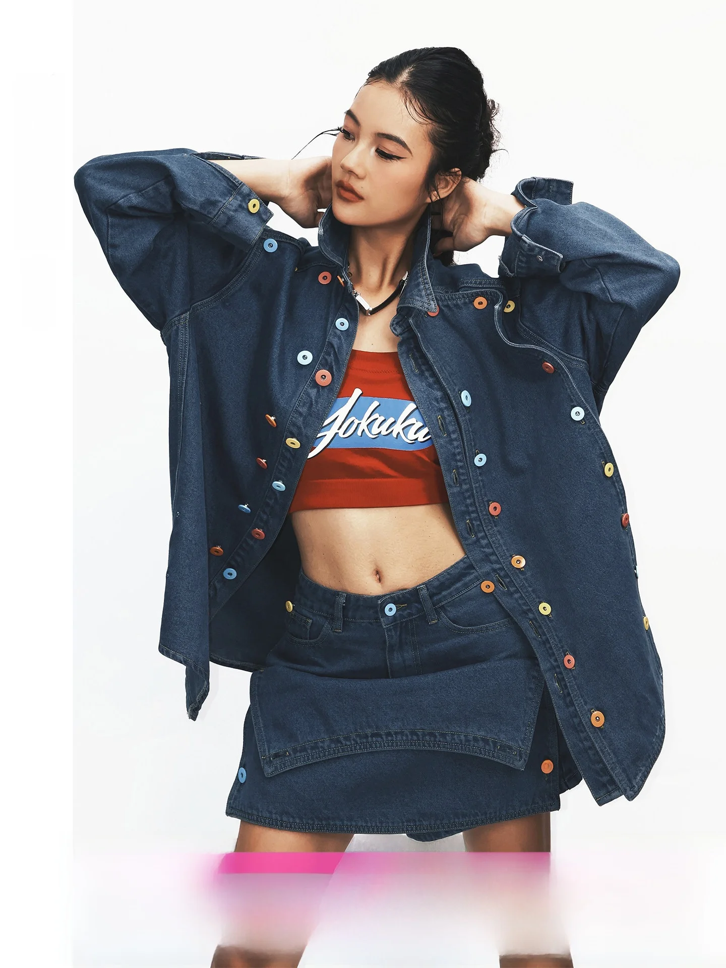 YoCool Spring Unisex Casual Style Denim Shirt And Skirt Set Irregular Design Women's Fashion Outfit Short Sleeve Long Sleeve
YoCool Spring Unisex Casual Style Denim Shirt And Skirt Set Irregular Design Women's Fashion Outfit Short Sleeve Long Sleeve