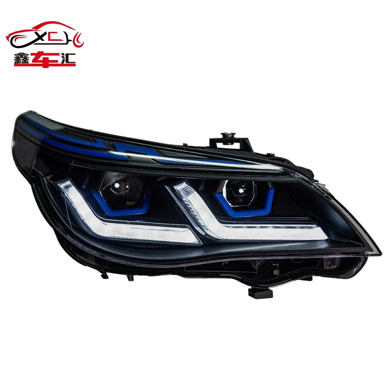 For 2003-2010 BMW 5 Series E60 headlight assemblies (523i, 530i) with angel eye bi-xenon projector LEDs, manufactured between
For 2003-2010 BMW 5 Series E60 headlight assemblies (523i, 530i) with angel eye bi-xenon projector LEDs, manufactured between