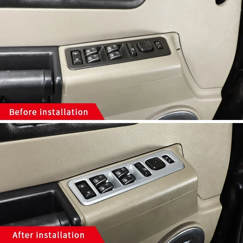 For 03-07 Hummer H2 glass lift button ABS car seat glass lift switch sticker interior styling decoration accessories
For 03-07 Hummer H2 glass lift button ABS car seat glass lift switch sticker interior styling decoration accessories