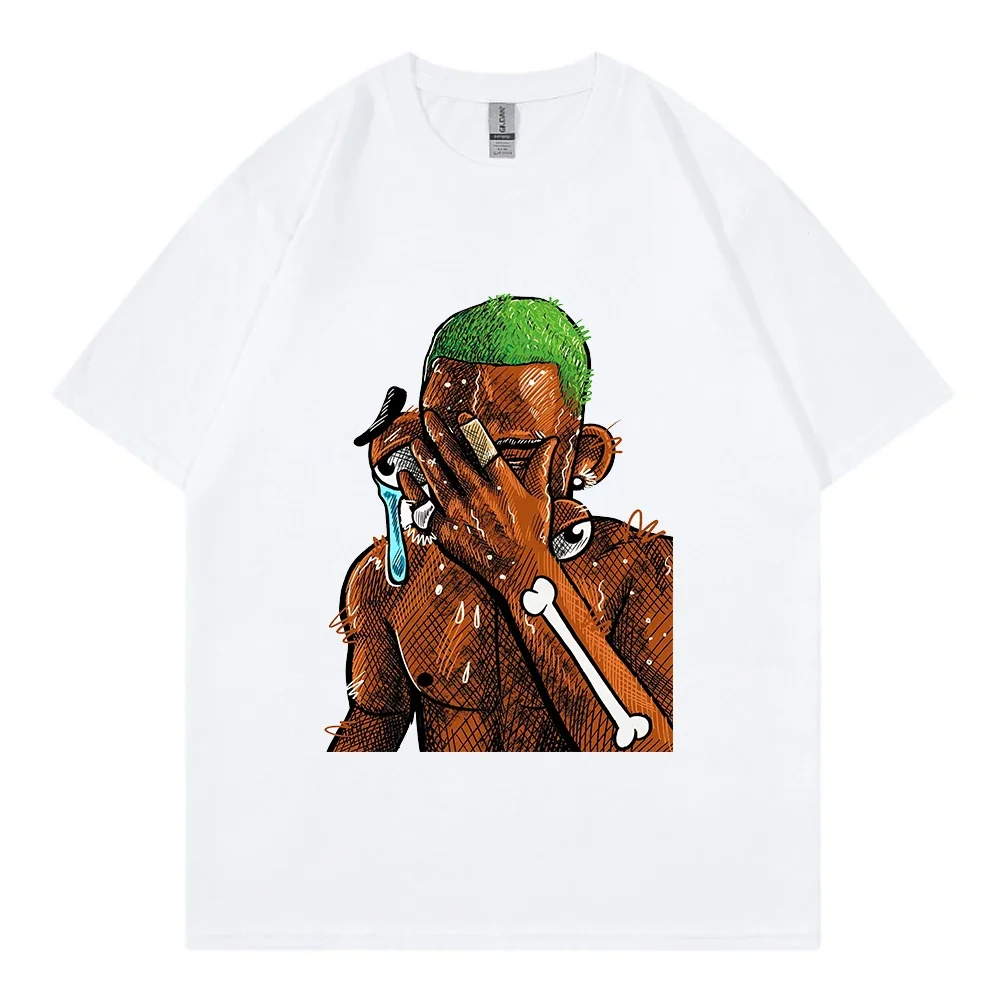 Funny Hip-hop Rapper Printed T-shirt 2025 Summer New Retro Street Fashion Loose Breathable T-shirt Round Neck Short-sleeved Top
Funny Hip-hop Rapper Printed T-shirt 2025 Summer New Retro Street Fashion Loose Breathable T-shirt Round Neck Short-sleeved Top
