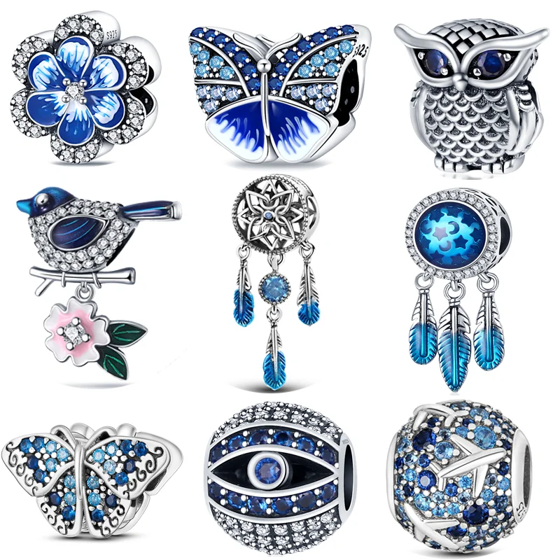 New Blue Series Galaxy Series Bead Celestial Shooting Star Astronaut Charm Fit Original 925 Sterling Silver Bracelet Jewelry
New Blue Series Galaxy Series Bead Celestial Shooting Star Astronaut Charm Fit Original 925 Sterling Silver Bracelet Jewelry