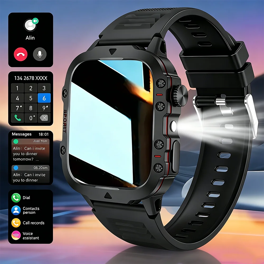 New Smartwatch for Men and Women - Wireless Calling/Texting/Multiple Sports Modes/Remote Camera Control/Semi-Step Counter
New Smartwatch for Men and Women - Wireless Calling/Texting/Multiple Sports Modes/Remote Camera Control/Semi-Step Counter