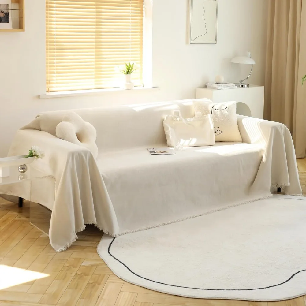 Oversized Couch Cover Sofa Cover for 3 Cushion Couch ,Washable Sofa Covers for Living Room Sectional Sofa Covers , Beige
Oversized Couch Cover Sofa Cover for 3 Cushion Couch ,Washable Sofa Covers for Living Room Sectional Sofa Covers , Beige