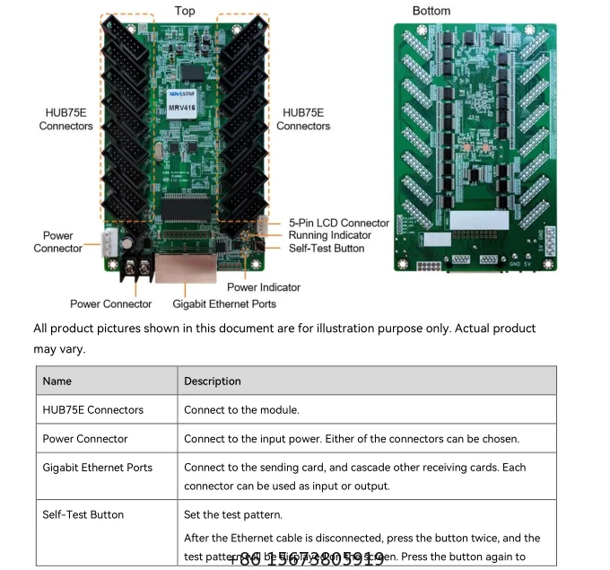 Novastar MRV416 Series HD Full-Color LED Video Display Receiving Card for Indoor/Outdoor LED Display Screens 1 Year Warranty
Novastar MRV416 Series HD Full-Color LED Video Display Receiving Card for Indoor/Outdoor LED Display Screens 1 Year Warranty
