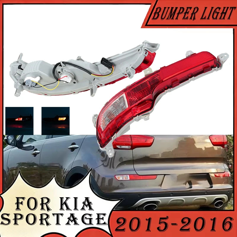 For Kia Sportage 2015 2016 Rear Bumper Light Tail Light Taillights Signal Lamp Fog Light Assembly Car Accessories
For Kia Sportage 2015 2016 Rear Bumper Light Tail Light Taillights Signal Lamp Fog Light Assembly Car Accessories