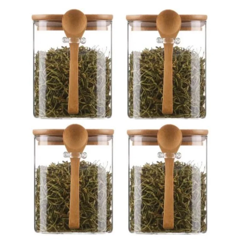 ABKJ-4PCS Герметичные стеклянные банки с крышками и ложками Прозрачные банки для специй, небольшие контейнеры для хранения продуктов питания
ABKJ-4PCS Герметичные стеклянные банки с крышками и ложками Прозрачные банки для специй, небольшие контейнеры для хранения продуктов питания