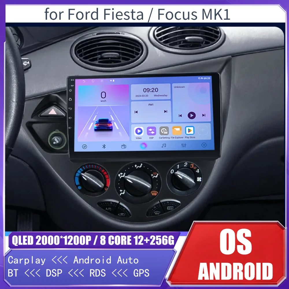 9 Inch Car Stereo Radio For Ford Fiesta 1995-2001 Focus MK1 1998-2004 Android Auto Multimedia Player Carplay BT WIFI Head Unit
9 Inch Car Stereo Radio For Ford Fiesta 1995-2001 Focus MK1 1998-2004 Android Auto Multimedia Player Carplay BT WIFI Head Unit