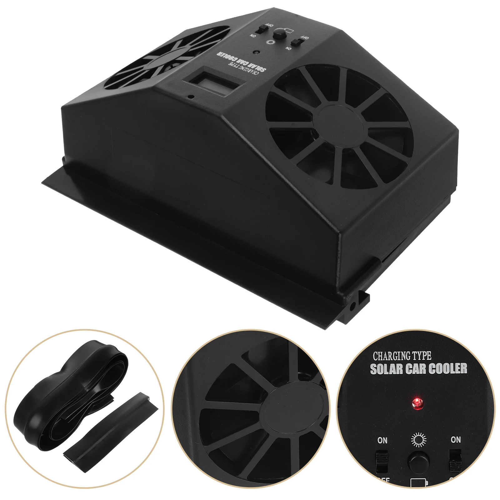 Solar Powered Car Window Vent Efficient Air Circulation Temperature Control Exhaust System For Vehicle Pvc Material Automotive
Solar Powered Car Window Vent Efficient Air Circulation Temperature Control Exhaust System For Vehicle Pvc Material Automotive