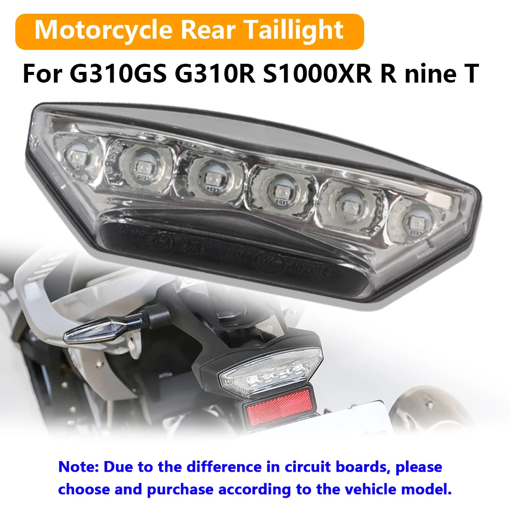 Motorcycle Rear Tail Light LED Integrated Brake Stop Lamp Indicator For BMW G310GS G310R S1000XR R nine T Taillight Accessories
Motorcycle Rear Tail Light LED Integrated Brake Stop Lamp Indicator For BMW G310GS G310R S1000XR R nine T Taillight Accessories