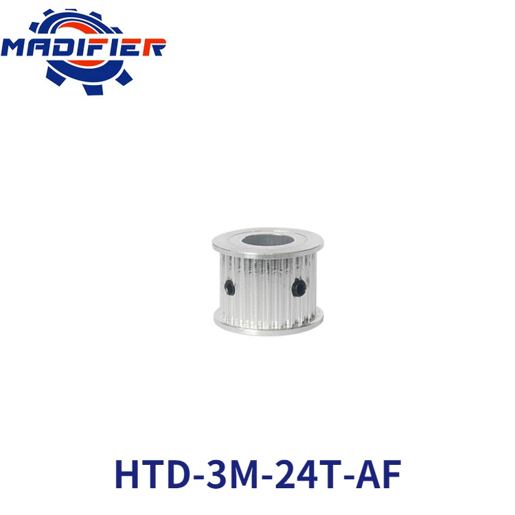 AF Type 24 Teeth HTD 3M Timing Pulley Bore 4/5/6/6.35/7/8/10/12/14/15mm for 6/10/15/16/20/25mm Width Belt Used In Linear Pulley
AF Type 24 Teeth HTD 3M Timing Pulley Bore 4/5/6/6.35/7/8/10/12/14/15mm for 6/10/15/16/20/25mm Width Belt Used In Linear Pulley