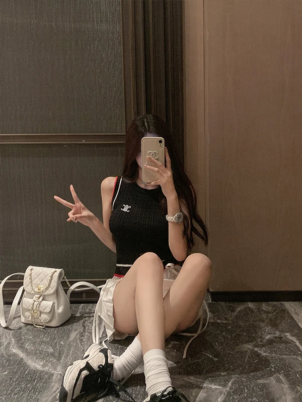 Slim Fit ort Svel Вязаный жилет Женский модный летний новый Sle Ain Смесь полиэстера Тонкий материал Длина
Slim Fit ort Svel Вязаный жилет Женский модный летний новый Sle Ain Смесь полиэстера Тонкий материал Длина