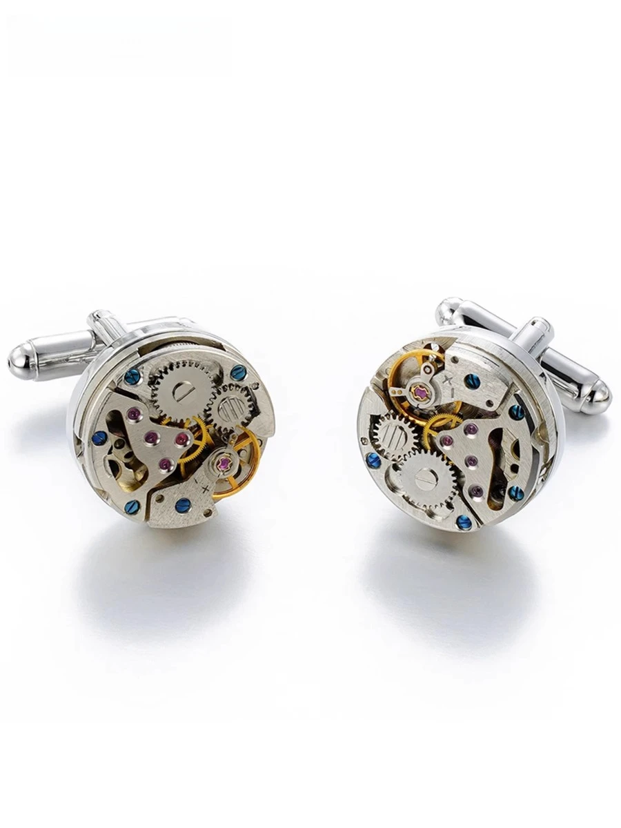 Light Luxury French Watch Movement Cufflinks Novel Design Tourbillon Movement Cufflinks Fashion Men's Shirt
Light Luxury French Watch Movement Cufflinks Novel Design Tourbillon Movement Cufflinks Fashion Men's Shirt