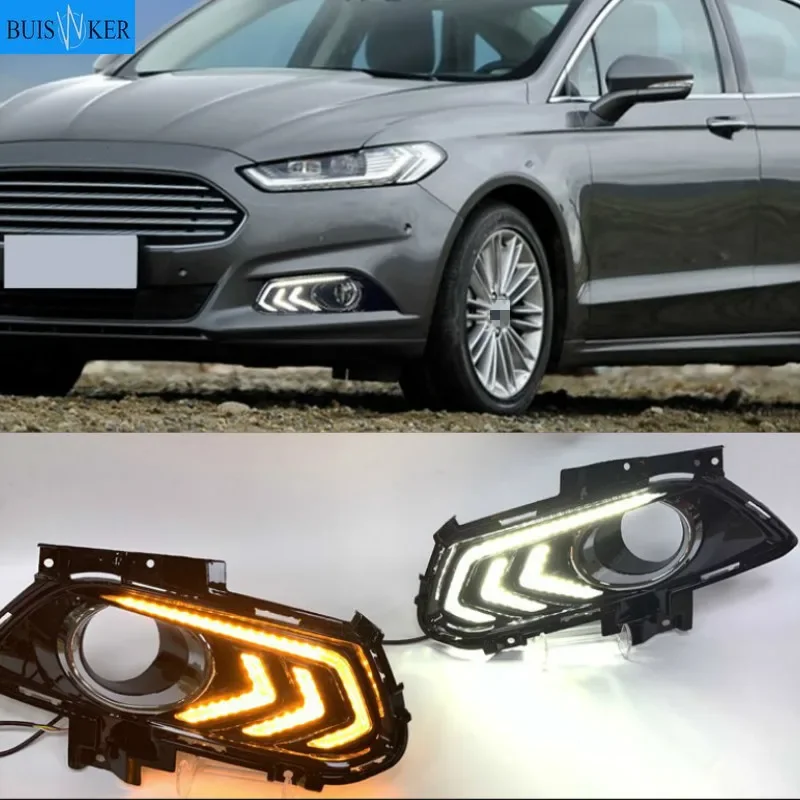 2PCS Led DRL Daytime Running Light 3 Colors in One Light for Ford Mondeo Fusion 2013 2014 2015 2016 With Fog Lamp Hole
2PCS Led DRL Daytime Running Light 3 Colors in One Light for Ford Mondeo Fusion 2013 2014 2015 2016 With Fog Lamp Hole