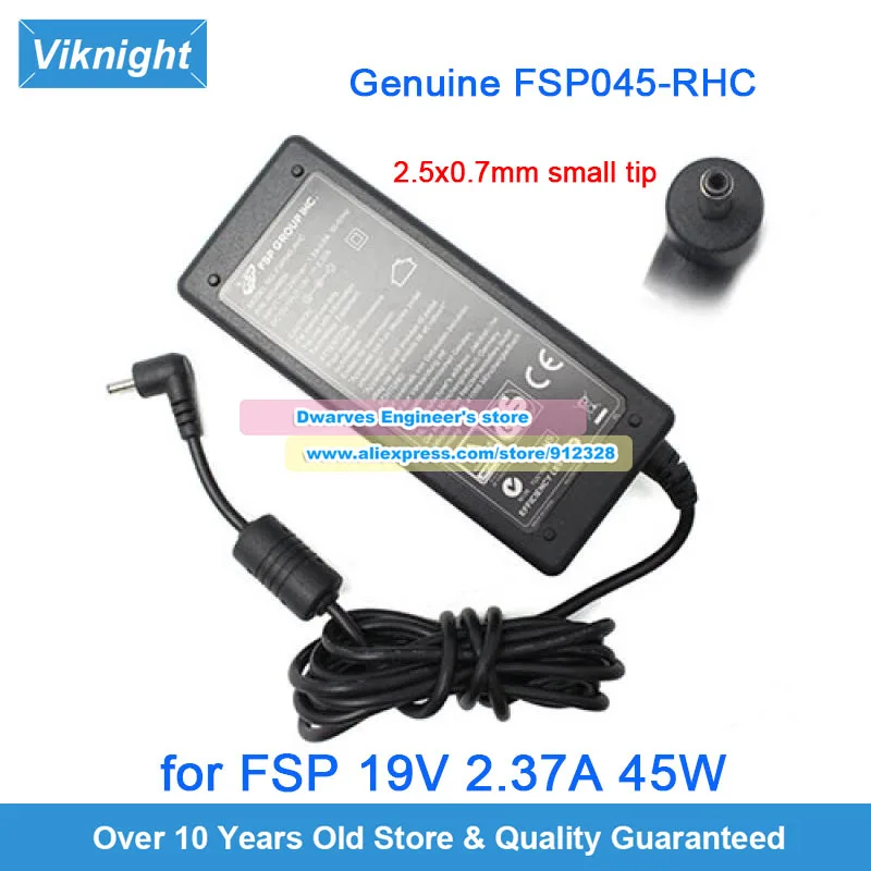 Genuine FSP FSP045-RHC FSP045-RHS Switching AC Adapter 19V 2.37A 45W For Medion AKOYA E1232E P2212T MD99380 E1217T P2214T S6214T
Genuine FSP FSP045-RHC FSP045-RHS Switching AC Adapter 19V 2.37A 45W For Medion AKOYA E1232E P2212T MD99380 E1217T P2214T S6214T