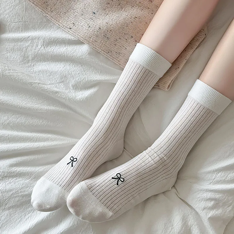 Kawaii носки с бантом и вышивкой в балетном стиле, милые милые носки для девочек, женские тонкие дышащие однотонные свободные длинные носки
Kawaii носки с бантом и вышивкой в балетном стиле, милые милые носки для девочек, женские тонкие дышащие однотонные свободные длинные носки