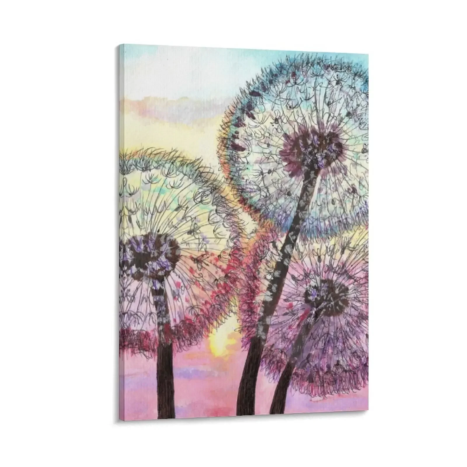Dandelions at Sunset Canvas Painting room decorations aesthetic home decoration accessories Decoration Bedroom deco 
Dandelions at Sunset Canvas Painting room decorations aesthetic home decoration accessories Decoration Bedroom deco