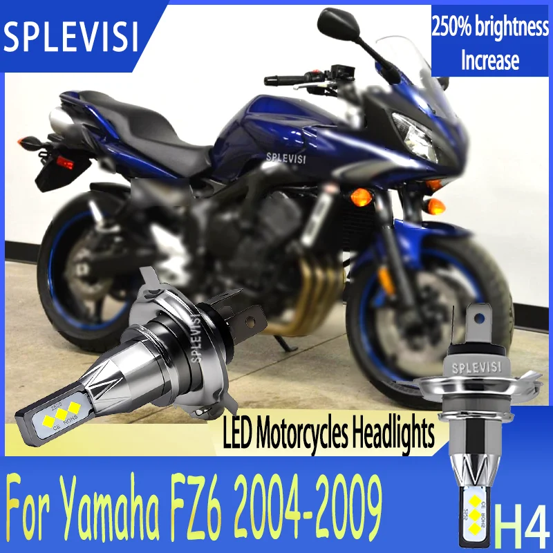 1/2pcs Direct Replacement H4 LED Headlight - No Modifications Needed 250% Brighter For Yamaha FZ6 2004 2005 2006 2007 2008 2009
1/2pcs Direct Replacement H4 LED Headlight - No Modifications Needed 250% Brighter For Yamaha FZ6 2004 2005 2006 2007 2008 2009