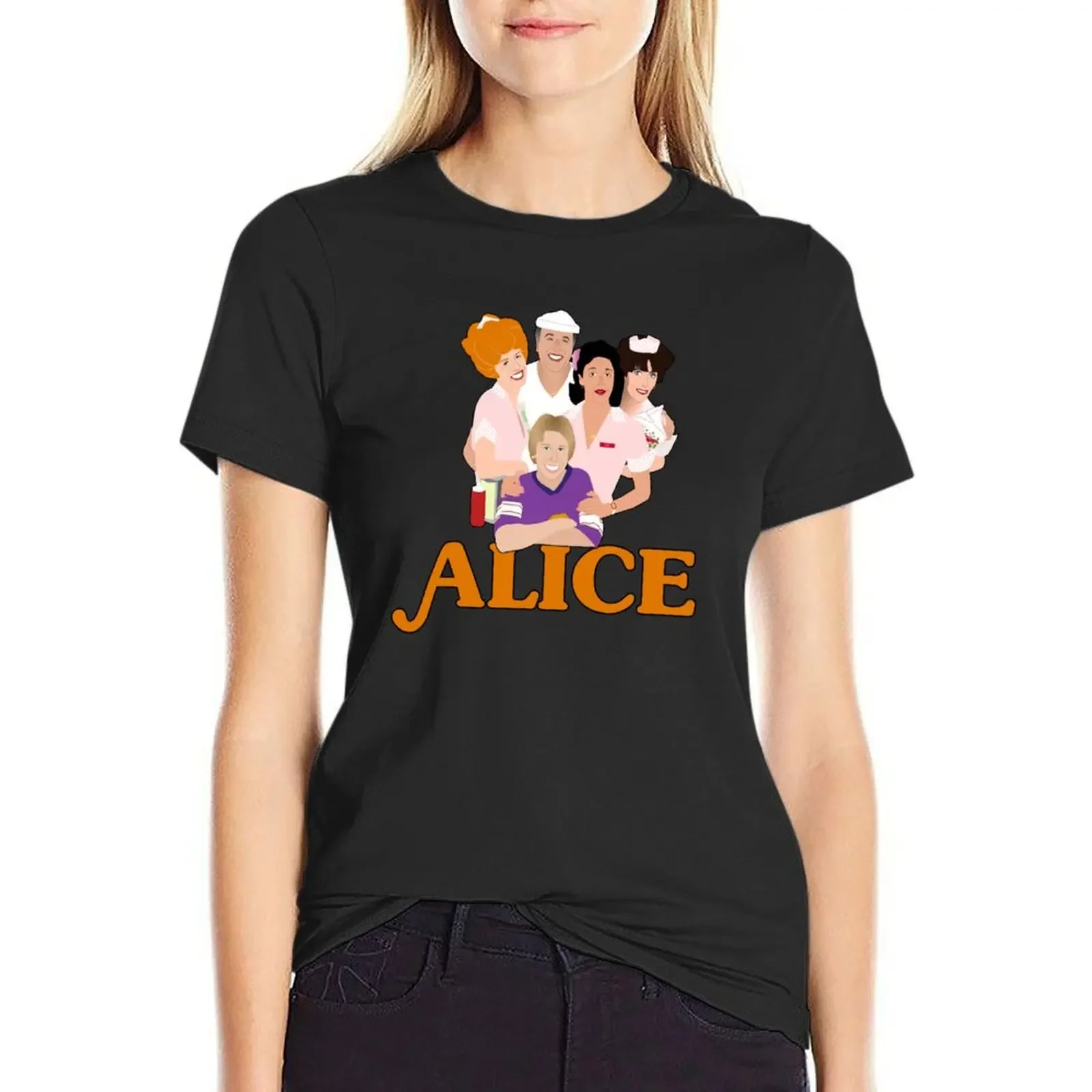 Футболка из сериала Alice с графикой, эстетичная одежда, женские летние блузки, женские 2025г
Футболка из сериала Alice с графикой, эстетичная одежда, женские летние блузки, женские 2025г