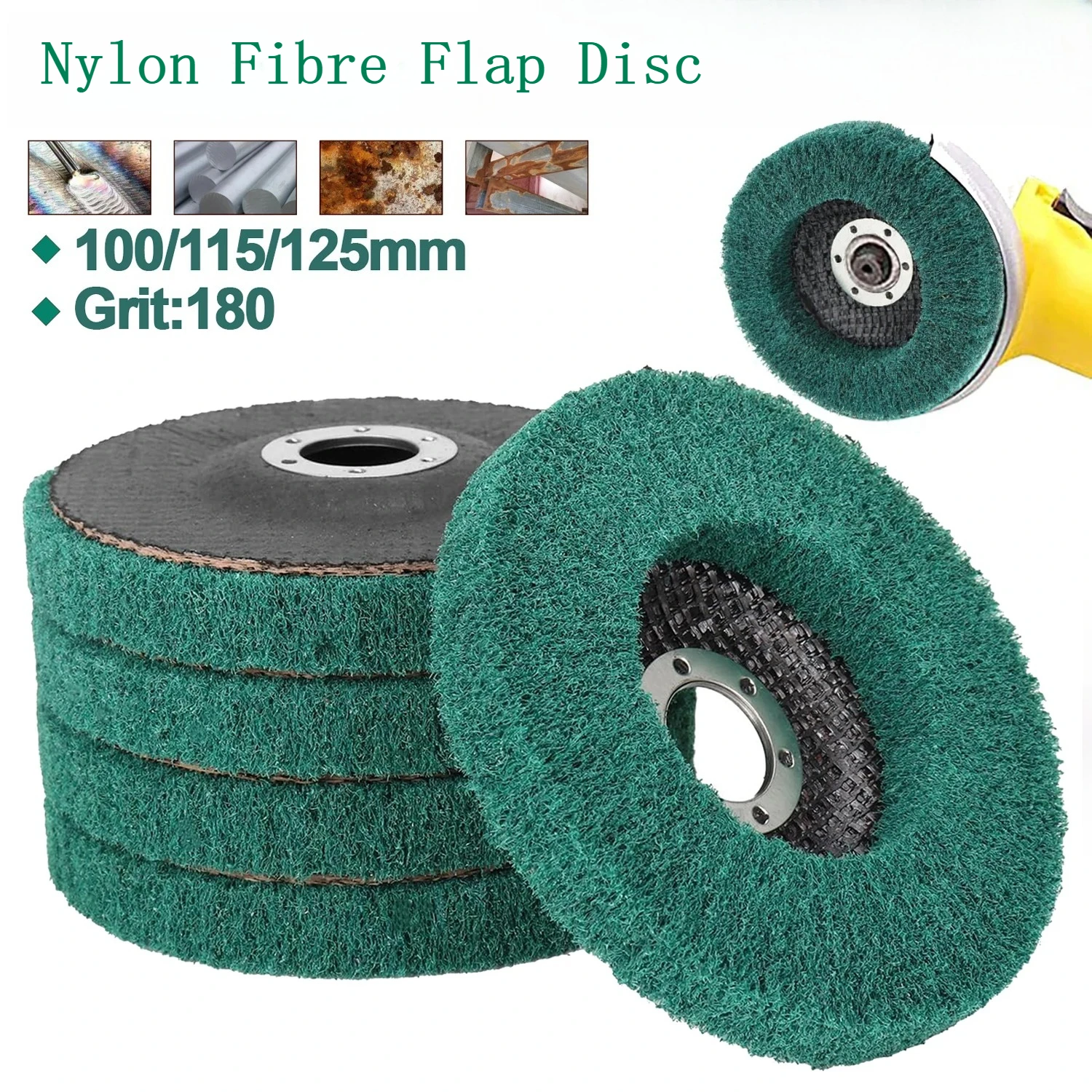 1pc Nylon Fiber Flap Wheel 100/115/125mm – Abrasive Polishing Disc Scouring Pad & Buffing Wheel for Angle Grinder Wood Metal
1pc Nylon Fiber Flap Wheel 100/115/125mm – Abrasive Polishing Disc Scouring Pad & Buffing Wheel for Angle Grinder Wood Metal