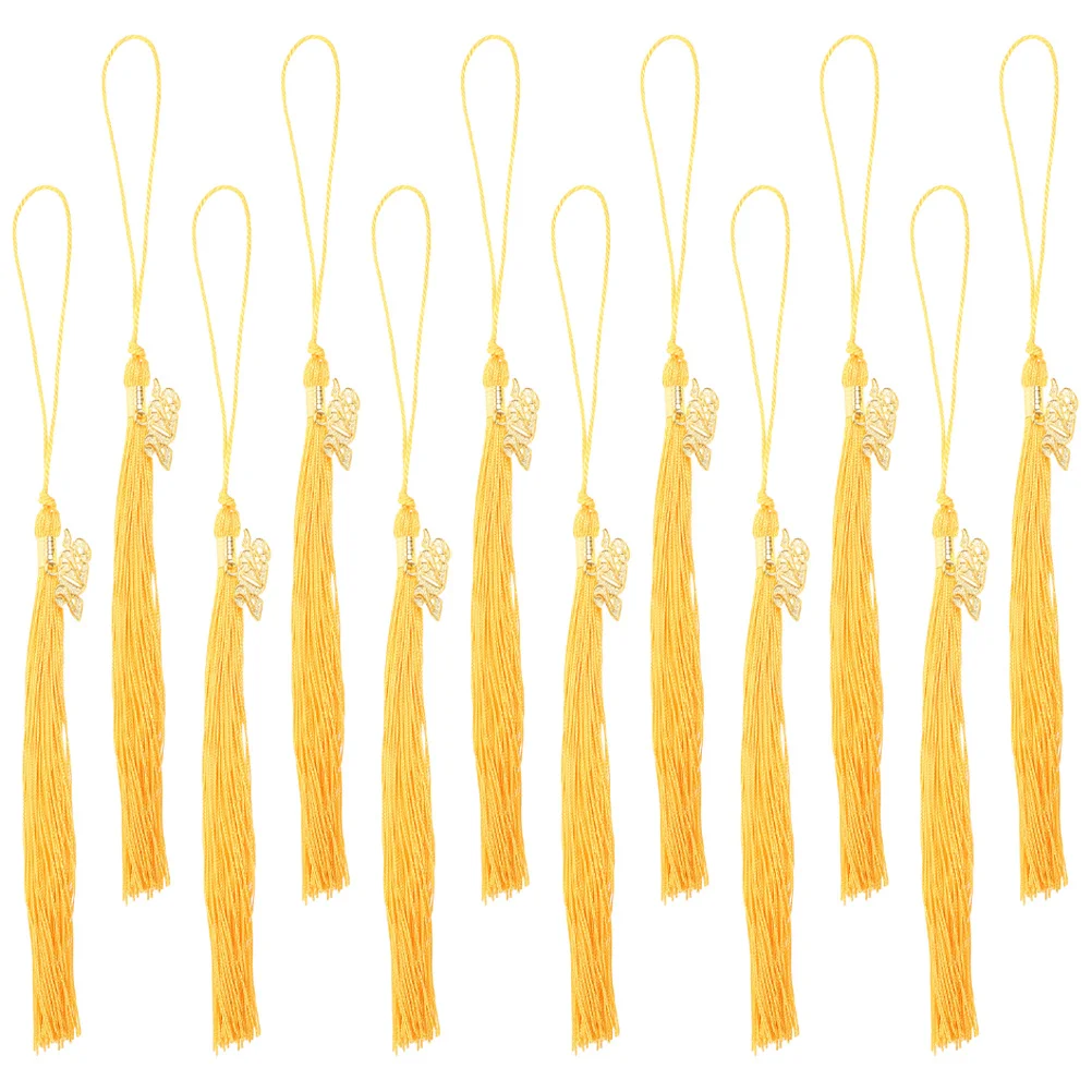 12Pcs Graduation Cap Tassel Charm Reinforced Metal Clasp Smooth Sturdy Longterm Use Memorial Decoration Party Supplies
12Pcs Graduation Cap Tassel Charm Reinforced Metal Clasp Smooth Sturdy Longterm Use Memorial Decoration Party Supplies