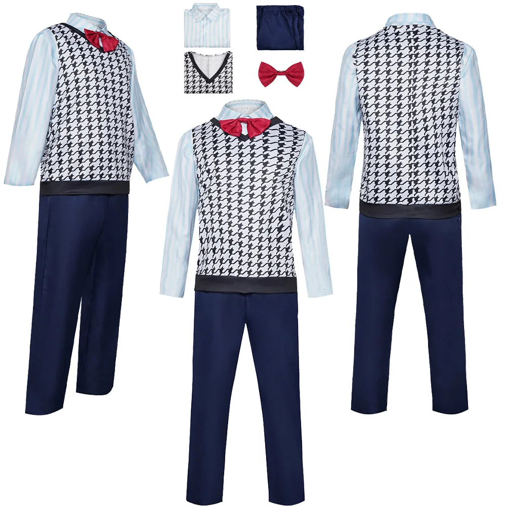 Fear Cosplay Uniform Costume 2024 Movie Inside Cos Out Shirt Pants Vest Tie Outfits Men Adult Halloween Carnival Party Suit
Fear Cosplay Uniform Costume 2024 Movie Inside Cos Out Shirt Pants Vest Tie Outfits Men Adult Halloween Carnival Party Suit