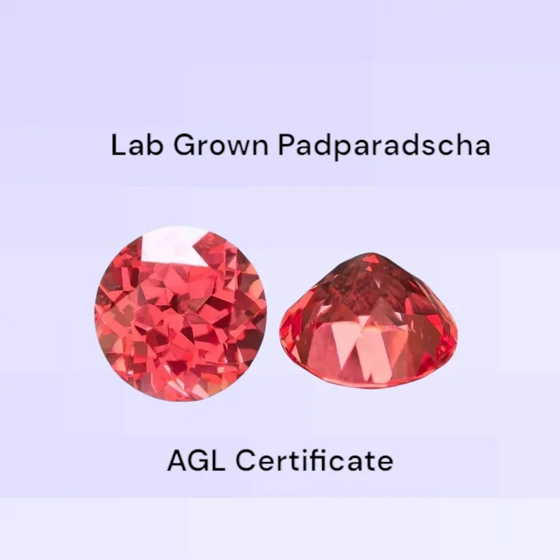 Lab Grown Padparadscha Round Shape Fire Lotus Charm Beads For Diy Jewelry Making Pendant Materials Selectable AGL Certificate
Lab Grown Padparadscha Round Shape Fire Lotus Charm Beads For Diy Jewelry Making Pendant Materials Selectable AGL Certificate