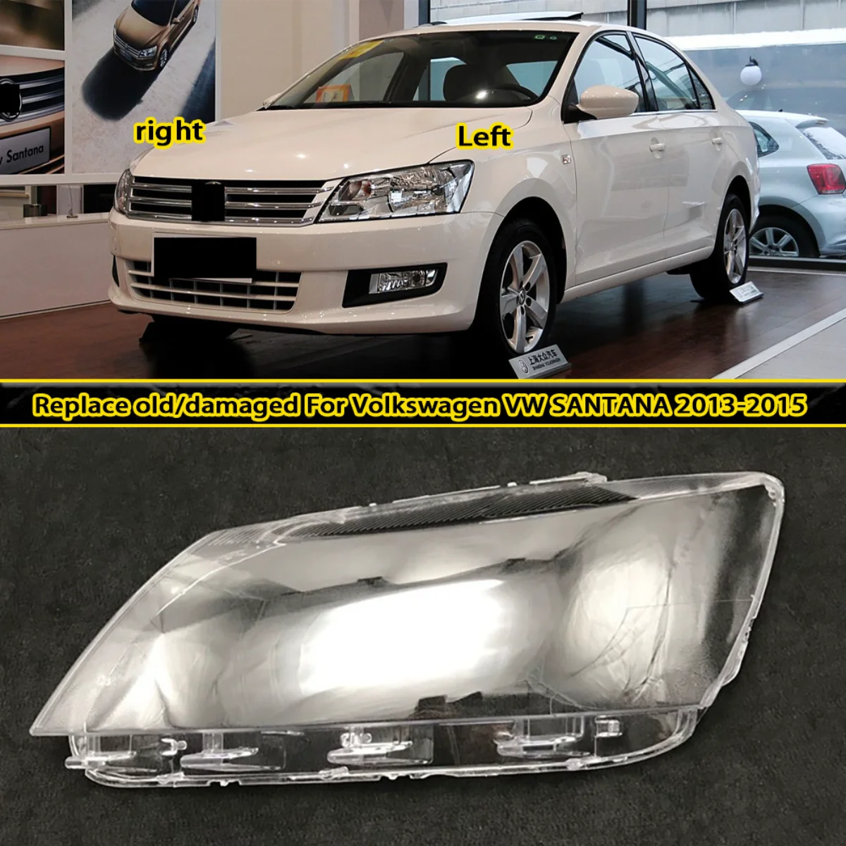 For Volkswagen VW Santan 2013 2014 2015 Headlamp Cover Plexiglass Lampshade Shell Mask for Headlamp Lampshade Replacement
For Volkswagen VW Santan 2013 2014 2015 Headlamp Cover Plexiglass Lampshade Shell Mask for Headlamp Lampshade Replacement