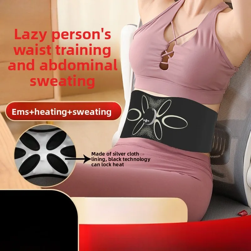 EMS Pulse Massage Belt Nano Silver Ion Double Sweating Fat Burning Fat Slamming Girdle Waist Massager
EMS Pulse Massage Belt Nano Silver Ion Double Sweating Fat Burning Fat Slamming Girdle Waist Massager