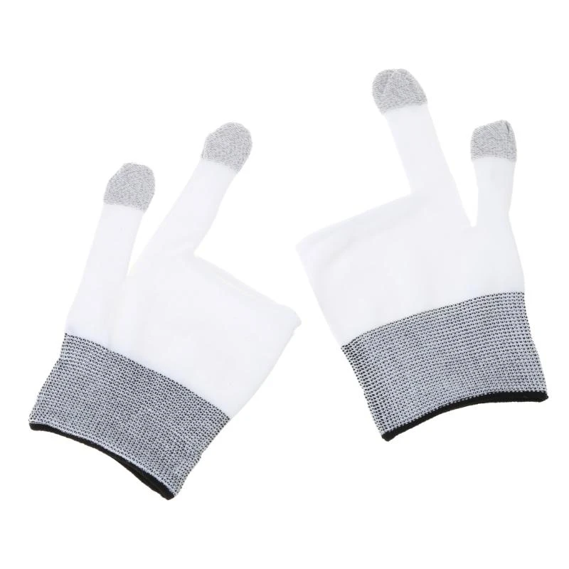 090F Two-finger Gaming Finger Sleeves Silver Fiber Anti-sweat Breathable Mobile Game Controller Finger Cots Seamless
090F Two-finger Gaming Finger Sleeves Silver Fiber Anti-sweat Breathable Mobile Game Controller Finger Cots Seamless