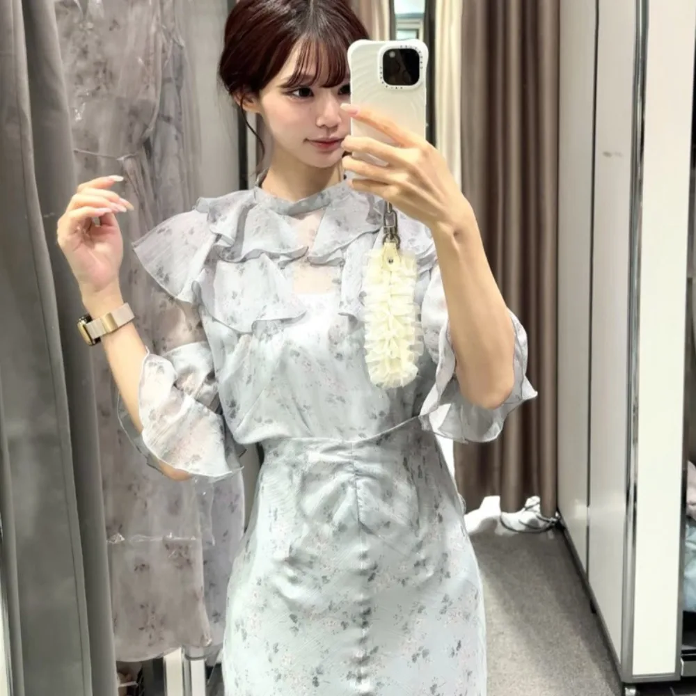 Шифоновые универсальные литературные блузки с принтом и оборками. Прекрасная милая свежая рубашка с рюшами. Японские универсальные французские феи.
Шифоновые универсальные литературные блузки с принтом и оборками. Прекрасная милая свежая рубашка с рюшами. Японские универсальные французские феи.