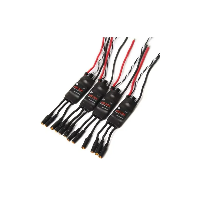 T-MOTOR ESC Air 20A (3-4S) Brushless Motor Electronic Speed Controller for Multicopter
T-MOTOR ESC Air 20A (3-4S) Brushless Motor Electronic Speed Controller for Multicopter
