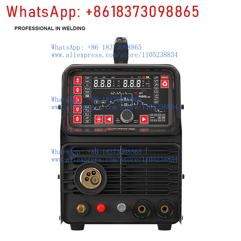 Andel 110V 220V LED MCT-520 Cutting MIG List TIG High Frequency TIG Cold MMA Collaborative Aluminum 7 in 1 Welding Machine
Andel 110V 220V LED MCT-520 Cutting MIG List TIG High Frequency TIG Cold MMA Collaborative Aluminum 7 in 1 Welding Machine