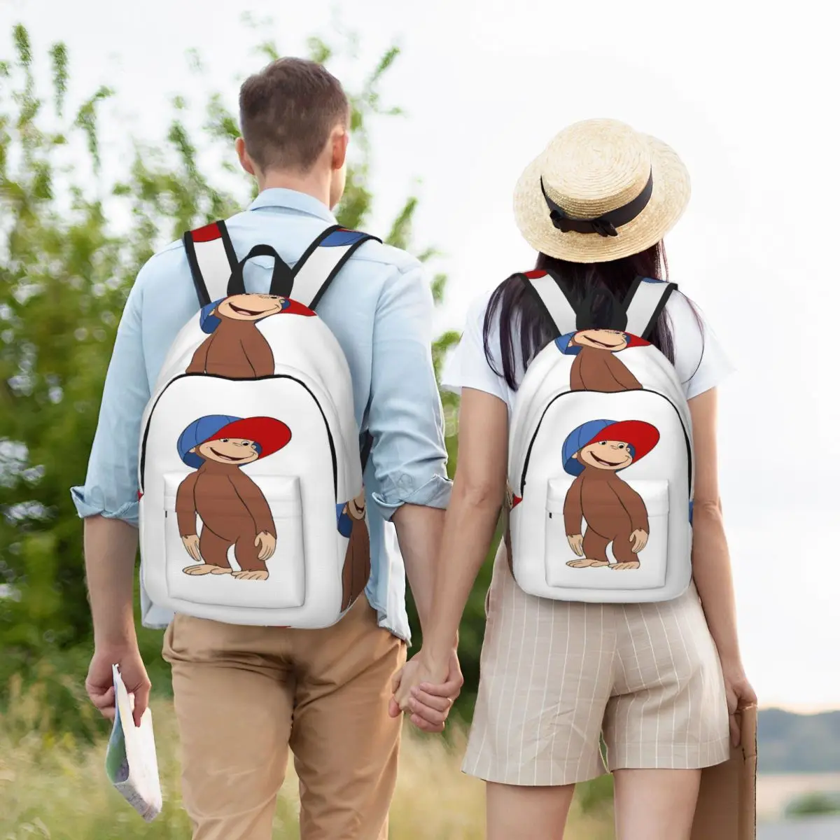Monkeys Cartoon Curious George Backpack Student BookBag Kids School Bag Computer Shoulder Bags for Boys Girls
Monkeys Cartoon Curious George Backpack Student BookBag Kids School Bag Computer Shoulder Bags for Boys Girls