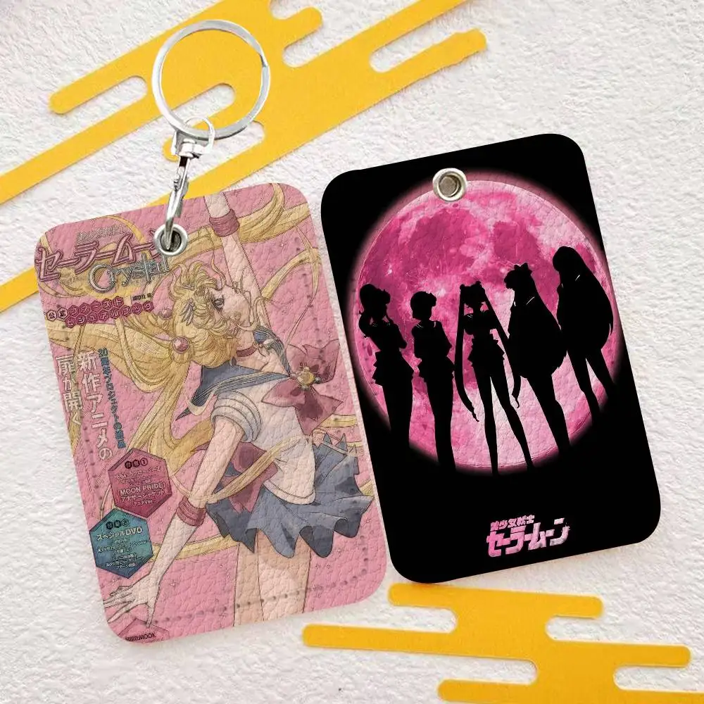 Lovely S-Sailor M-Moon Versatile Leather Card Holder Compact Keychain Wallet For All Small Cards
Lovely S-Sailor M-Moon Versatile Leather Card Holder Compact Keychain Wallet For All Small Cards