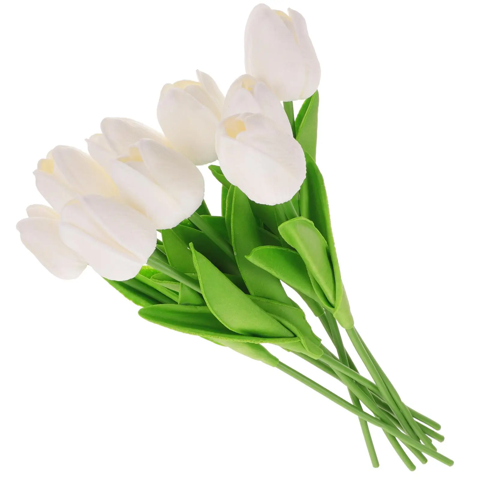 10 Pcs Artificial Tulips Faux Flowers for Home Decoration Wedding Bouquet Bedroom Living Room Stage Office White Color Stylish
10 Pcs Artificial Tulips Faux Flowers for Home Decoration Wedding Bouquet Bedroom Living Room Stage Office White Color Stylish